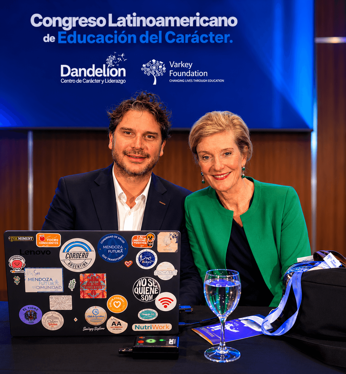 Lucas Carballo en el Congreso Latinoamericano de Educación del Carácter.